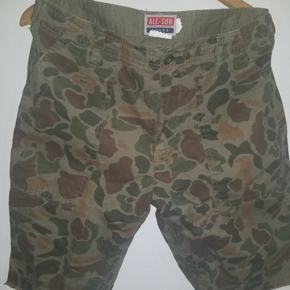 All-Son Army Surplus Camo shorts